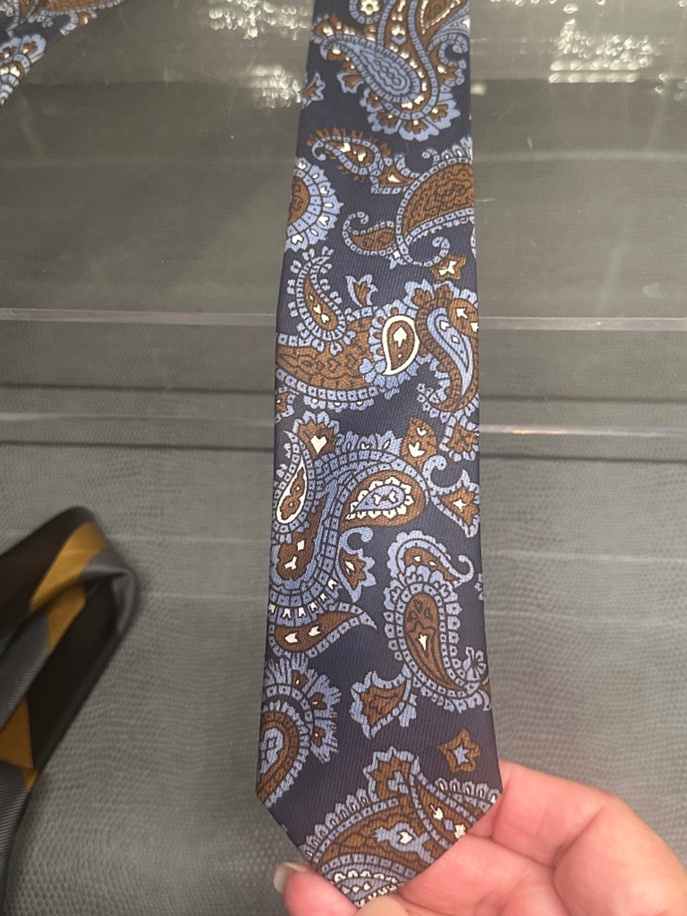 Vintage Donegal Dacron Polyester Paisley Necktie